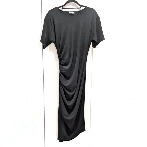 NY&Co Side Zipper Shirred Dress - Picture 2 of 10